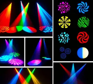 4 Teste Mobili 600w DJ Luci Animazione