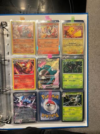 Colección Cartas Pokémon Vapureon, Slowking, Leafe