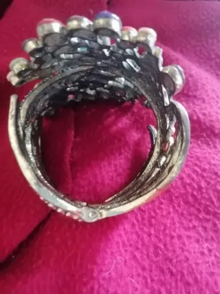 Brazalete Pavo Real Multicolor Dorado