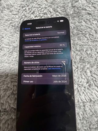 iPhone 15 Pro Max GRIS ESPACIAL