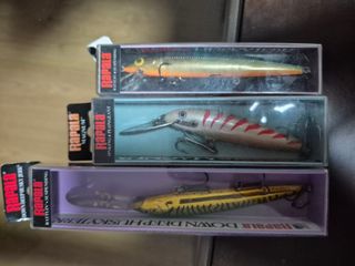 Lote 3 señuelos Rapala
