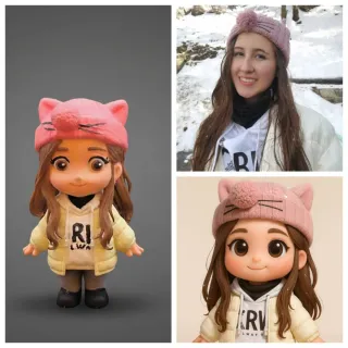 Figura 3D personalizada a partir de tu foto