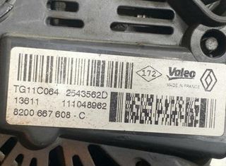 Alternador dacia 8200667608c sandero 1.5 dci 58924