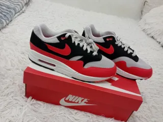 Nike Air Max 1 Zapatillas Negras Rojas