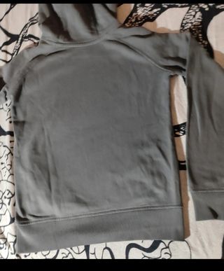 Danza Felpa bambina 8 anni verde grigio