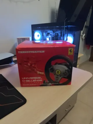 Volante Thrustmaster Challenge Ferrari Negro