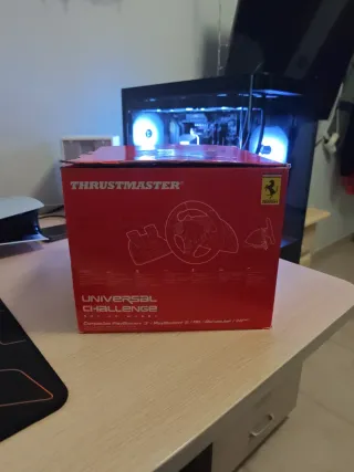 Volante Thrustmaster Challenge Ferrari Negro