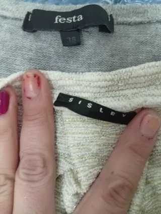 3 jerseys Sisley talla S/M