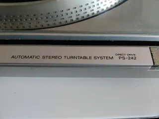 Tocadiscos Sony PS-242 Plata