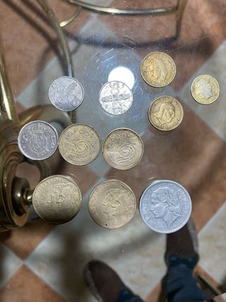 Lote de monedas antiguas