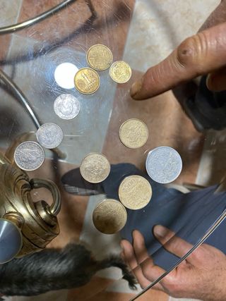 Lote de monedas antiguas