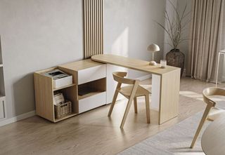 Montaje de escritorios, mobiliario de oficina.