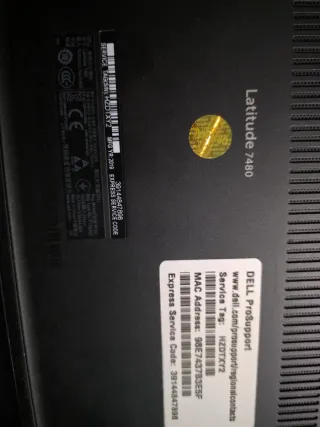 Portátil Dell Preto