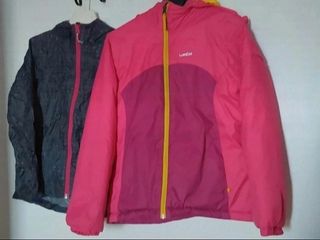 Giacca antivento Decathlon + impermeabile 8 anni