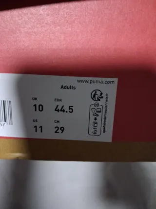 Zapatilla Puma Azul y Plateada