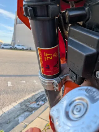 Moto enduro KTM 250 exc-f