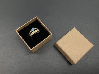 anillo oro 14k con piedra