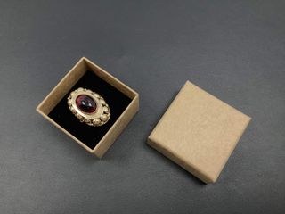 anillo oro 14k con piedra