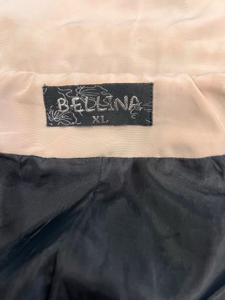 Giacca mezza stagione nera con cintura