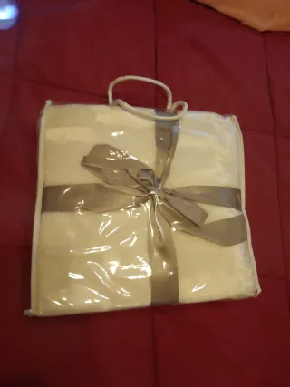 Manta Polar Microfibra Bambú Nieve secaneta