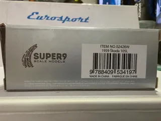 Skoda 105L 1959 Escala 1/60