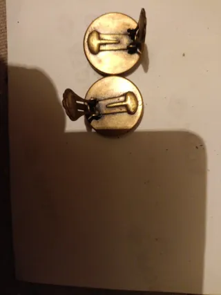 Pendientes Vintage Negros y Dorados