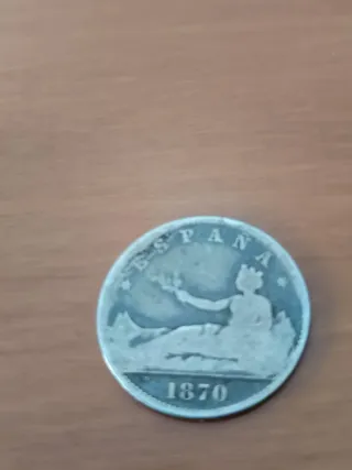 Moneda Antigua España 1870
