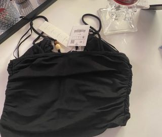 Top Zara Negro Talla S