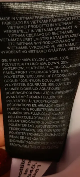 Chaleco The North Face Lila Claro Talla M