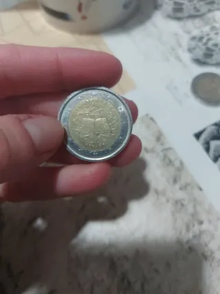 Moneda 2€ Tratados de Roma España