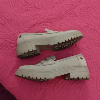 Mocasines Xti Beige Mujer