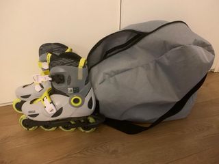 Patines en línea niño talla 32 + bolsa transporte