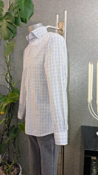 Camisa Hackett Slim Fit Cuadros Talla 39