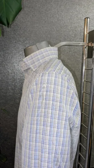 Camisa Hackett Slim Fit Cuadros Talla 39