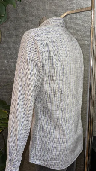 Camisa Hackett Slim Fit Cuadros Talla 39