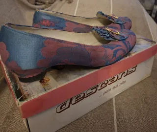 Vestido Fallera Azul y Blanco