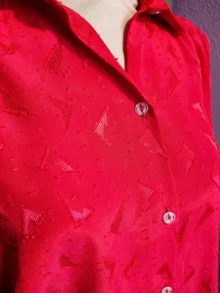 Blusa vintage roja