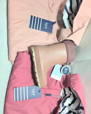 Chubasquero Igor Euri Talla 4A Rosa maquillaje