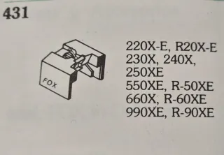 Aguja Tocadiscos Reulo ADC 220 Diamante