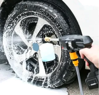 Idropulitrice 48V a pressione con tubo e filtro