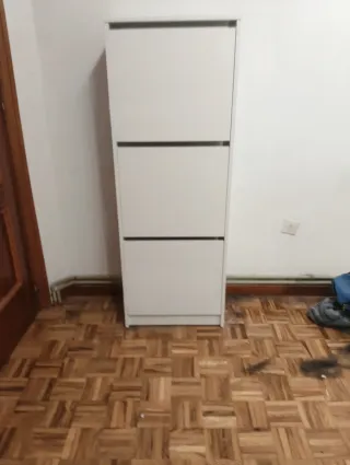 Zapatero blanco 3 módulos