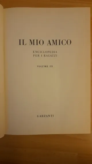 Libro enciclopedia vintage Il mio amico 1957