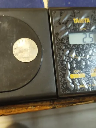 Moneda 50 céntimos Gobierno 1869 Plata