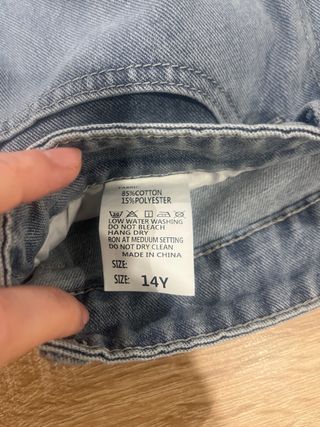 Pantalón vaquero ancho Shein Talla 14 sin estrenar