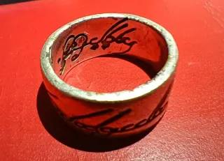 Anillo Plata Señor de los Anillos