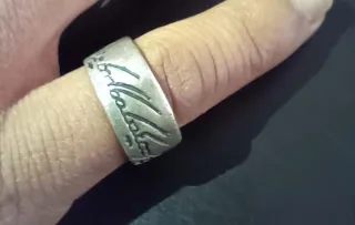 Anillo Plata Señor de los Anillos
