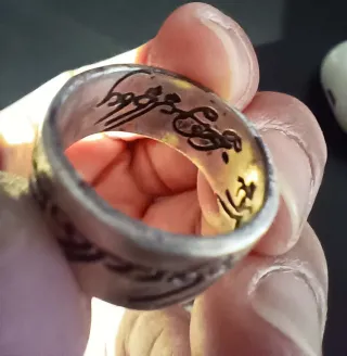 Anillo Plata Señor de los Anillos