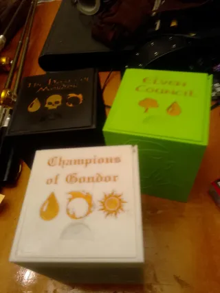 3 Cajas Cartas Magic El Señor de los Anillos