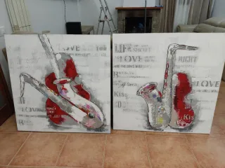 Cuadro lienzo hecho a mano