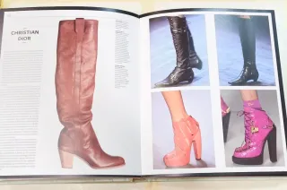 Libro botas moda diseño historia ilustrado